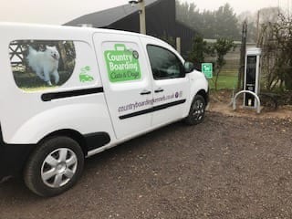 Electric Renault Kangoo van